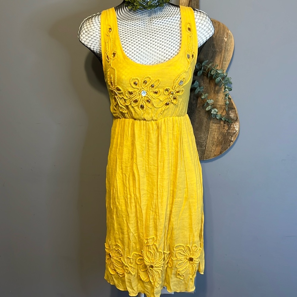 India Boutique One size slip on sundress gem detail button adjustable straps